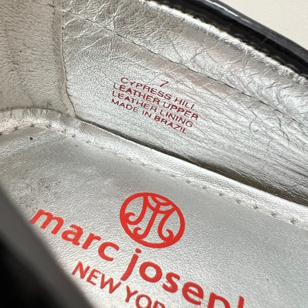 Marc Joseph Leather Loafers Cypress Hill Leather Upper Brazil Black White 7 - Picture 6 of 8